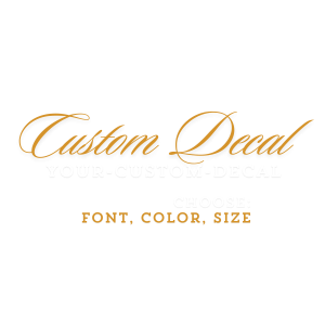 Personalized Your-Text Vinyl Decal, Customizable Text Design, Custom Text Sticker, Unique Vinyl Decal